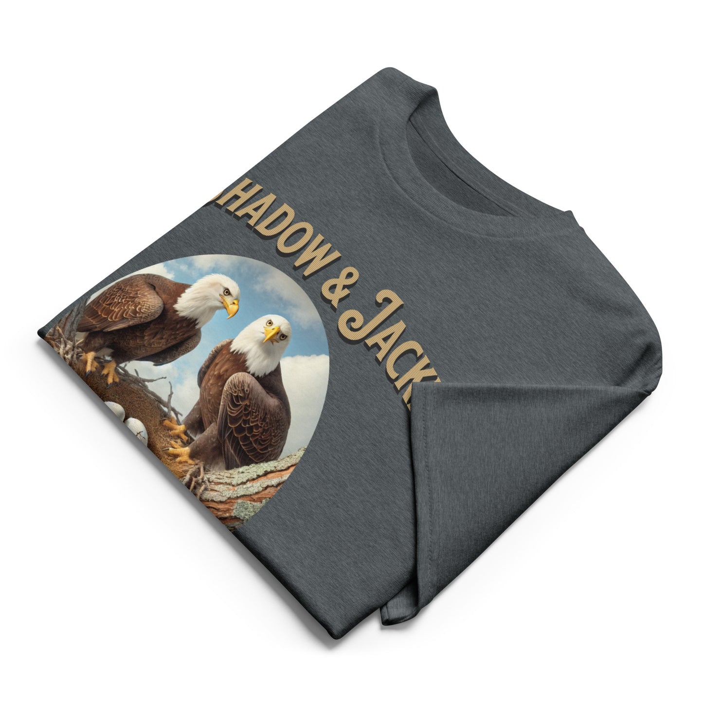 Celebrate Shadow and Jackie, the legendary Big Bear eagles, featuring Jackie and Shadow watching over their eggs.