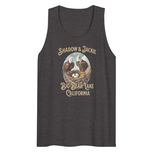 Big Bear Lake Eagles , Jackie and Shadow, Mens Tank Top