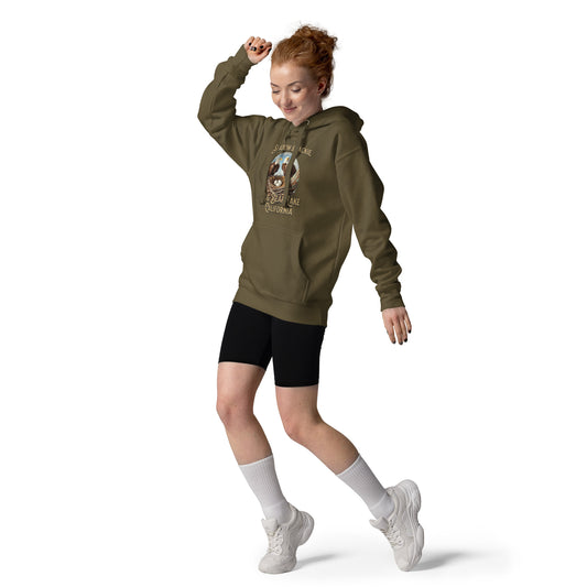 Classic hoodie featuring Jackie and Shadow, the iconic bald eagle pair from Big Bear Lake, with a cozy fit, front pouch pocket, and warm hood—perfect for birdwatchers and eagle fans.