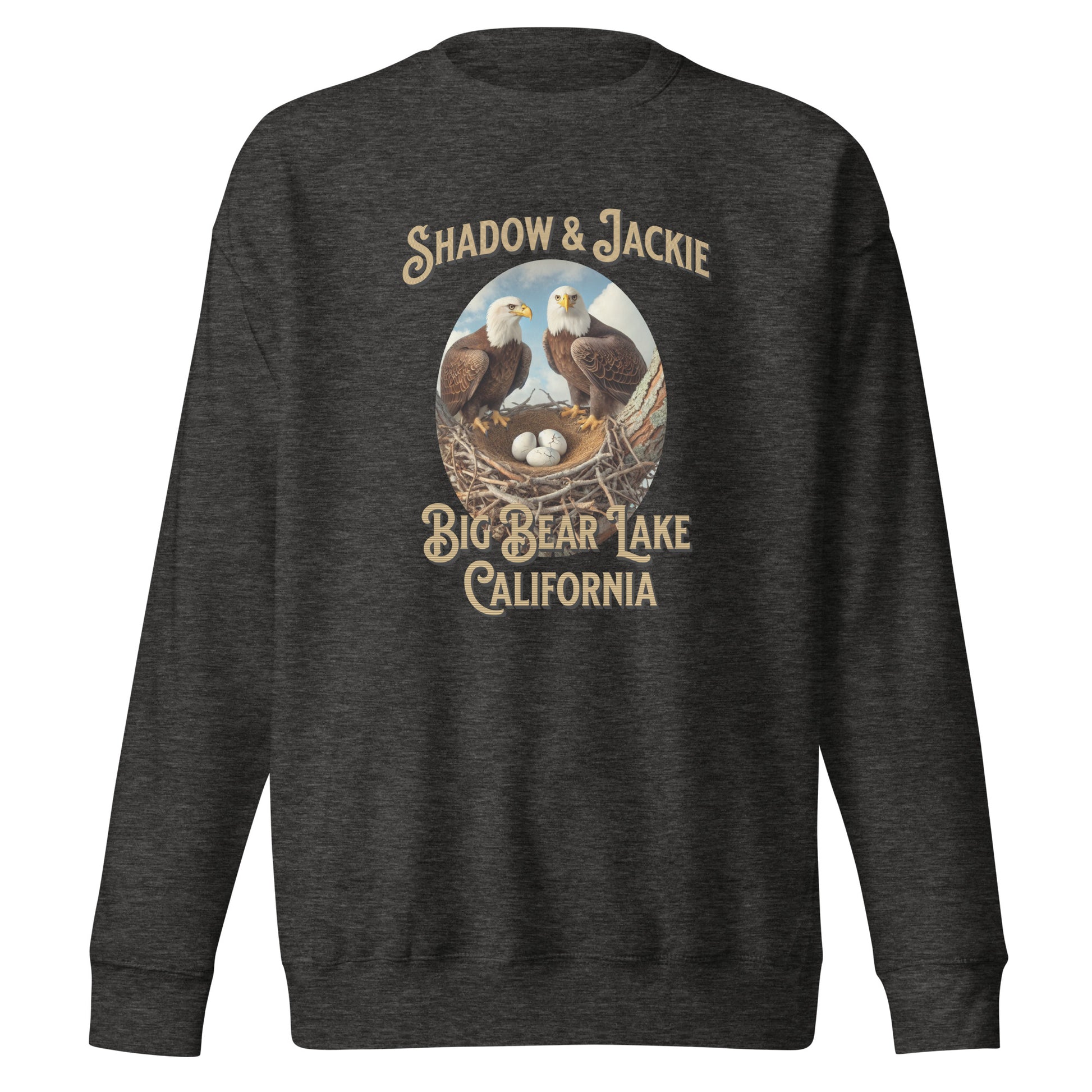 Shadow and Jackie Sweatshirt Unisex Premium Sweatshirt Celebrate Jackie, Shadow, and their new eagle triplets with this classic sweatshirt—designed for comfort, warmth, and a love of the wild! 