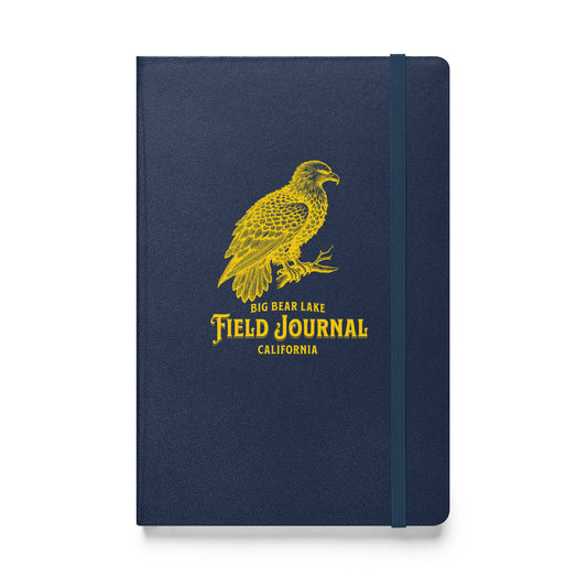 Eagle Field Journal, Big Bear Lake, California edition — hardcover notebook featuring eagle artwork and location lettering, perfect for birdwatching notes, nature sketches, and documenting sightings in the field.