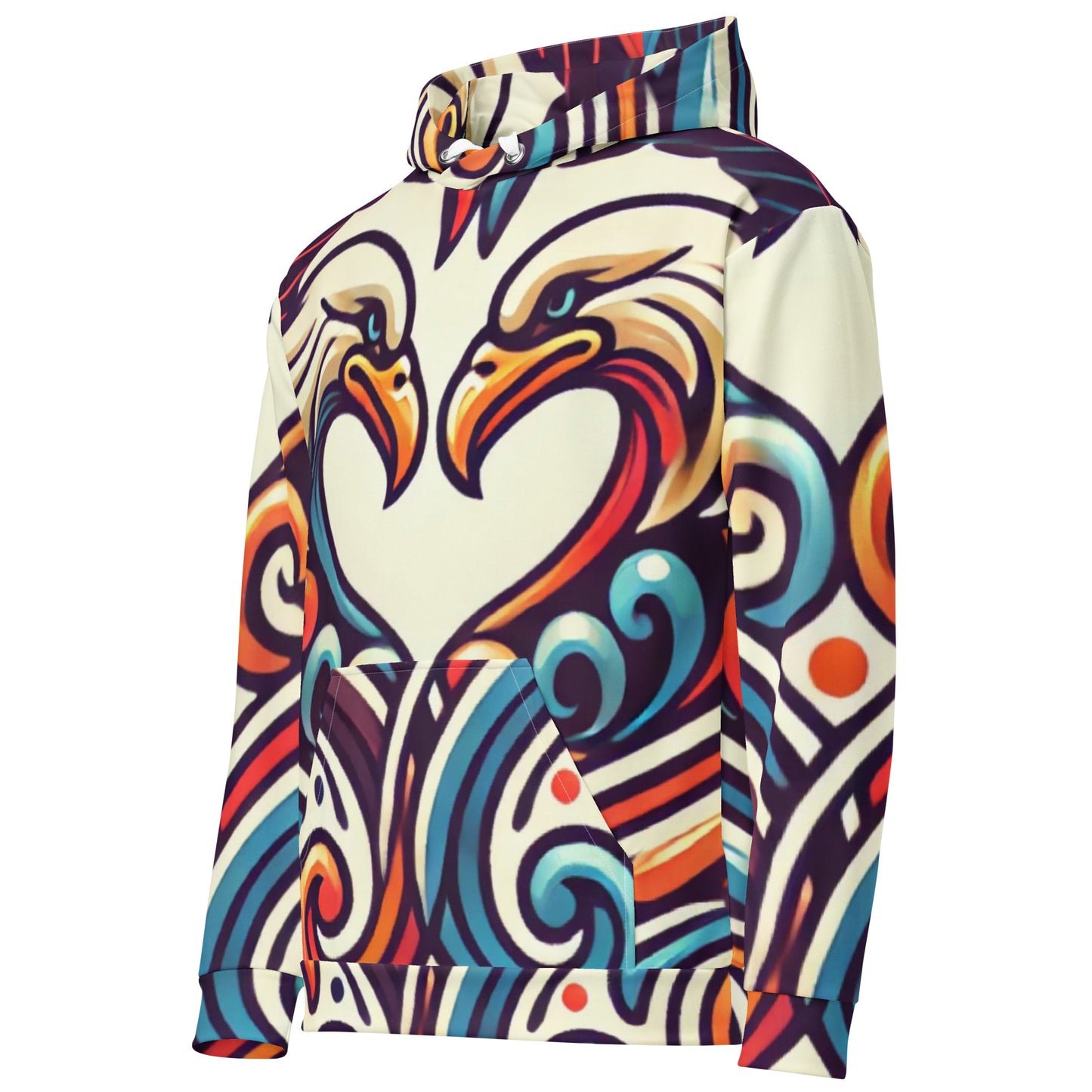 Jackie and Shadow All Over, Big Bear Lake, California, Unisex Hoodie Wrap yourself in cozy comfort with this unisex hoodie—perfect for crisp birding mornings and chilly evenings outdoors.